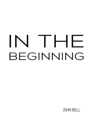 cover image of In the Beginning